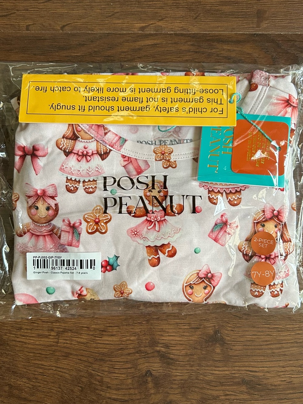 Posh Peanut Ginger Posh Classic Pajamas Long Sleeve Pants Bamboo Gingerbread